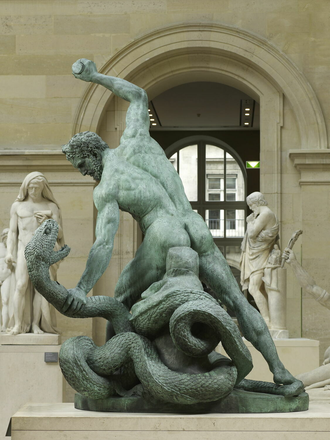 Hercule combattant Acheloüs métamorphosé en serpent Louvre Collections