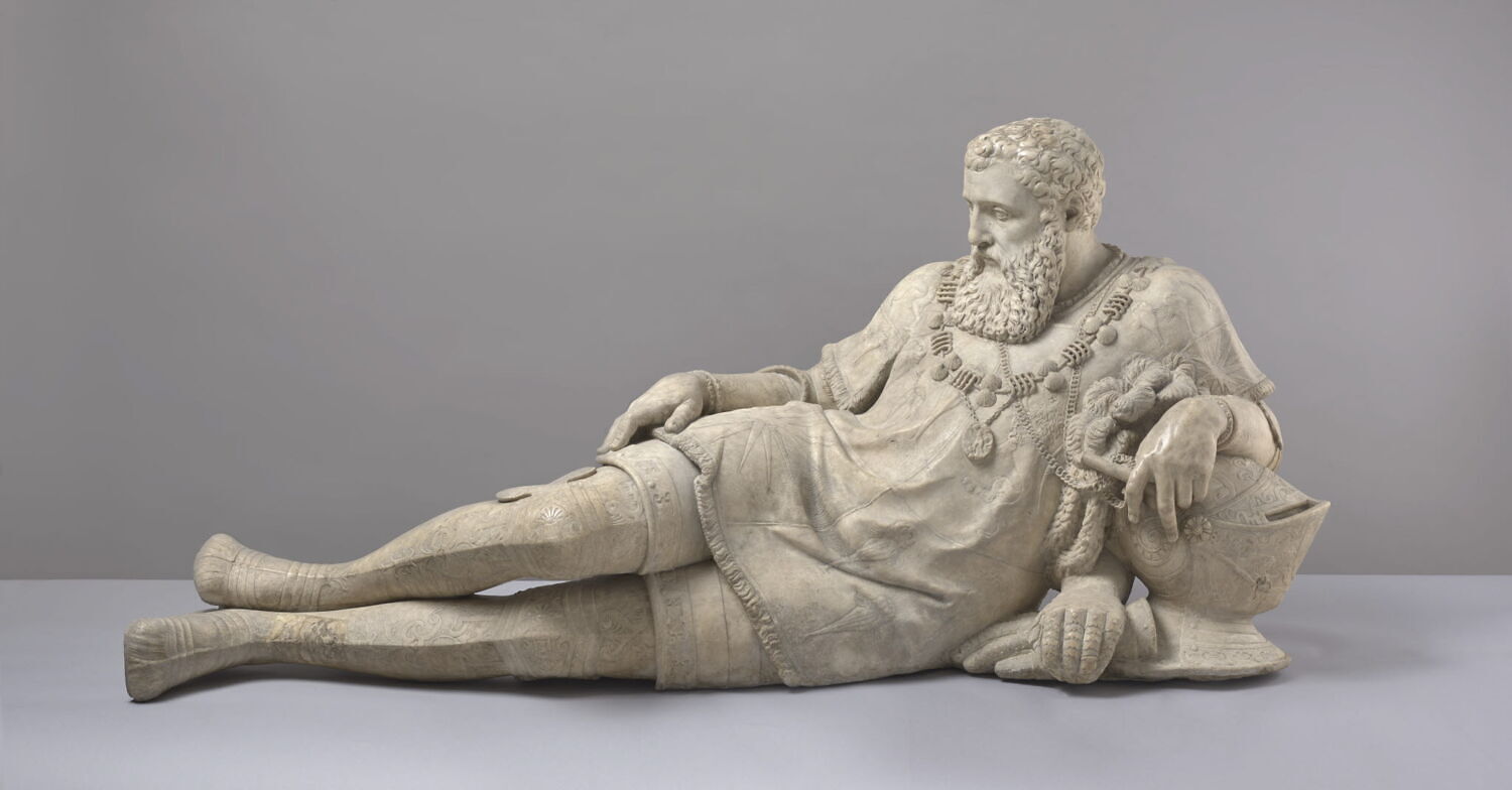 Gisant accoudé, France, 1565
