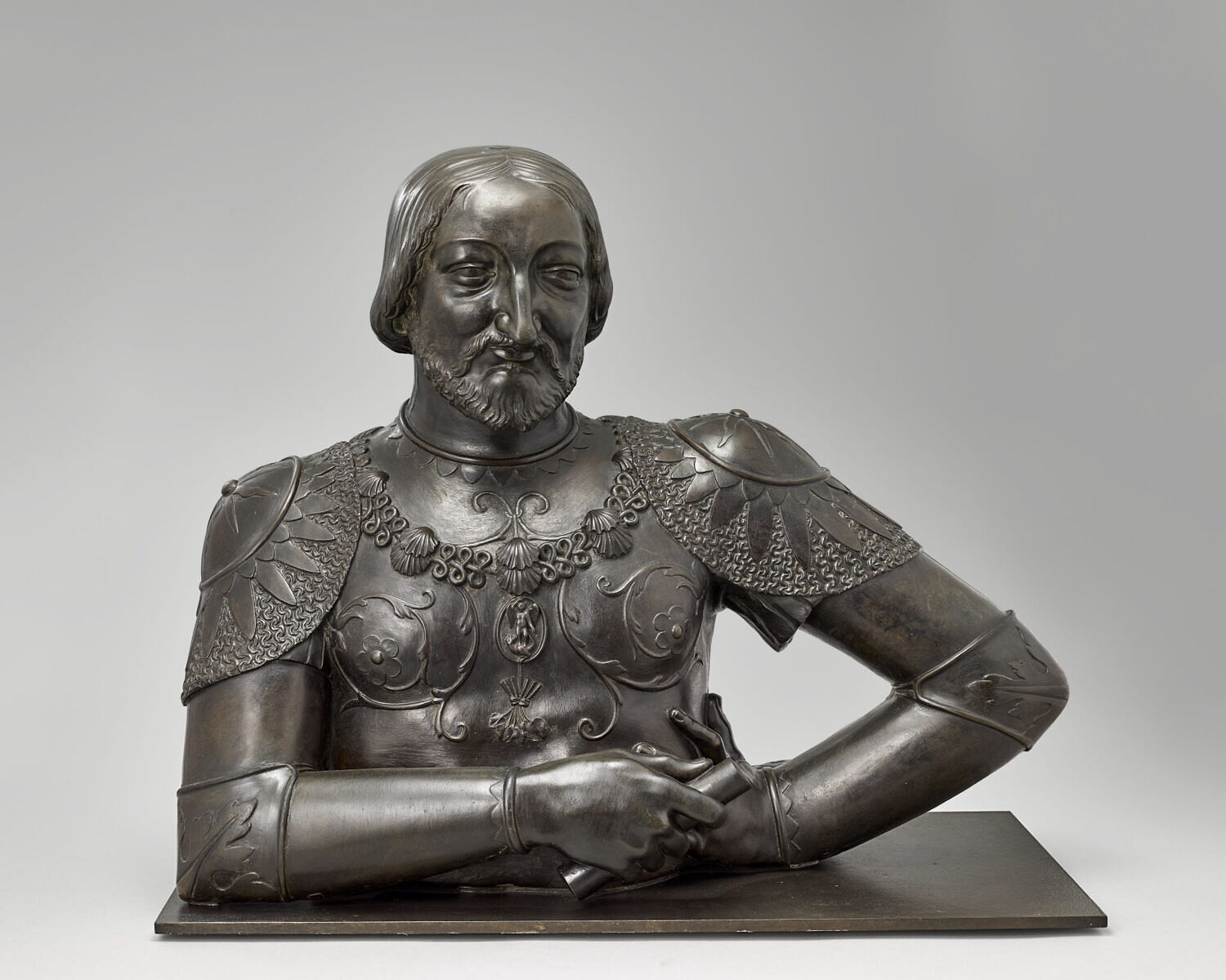 François Ier (1494-1597) roi de France (1515-1547) en armure, France, 1756