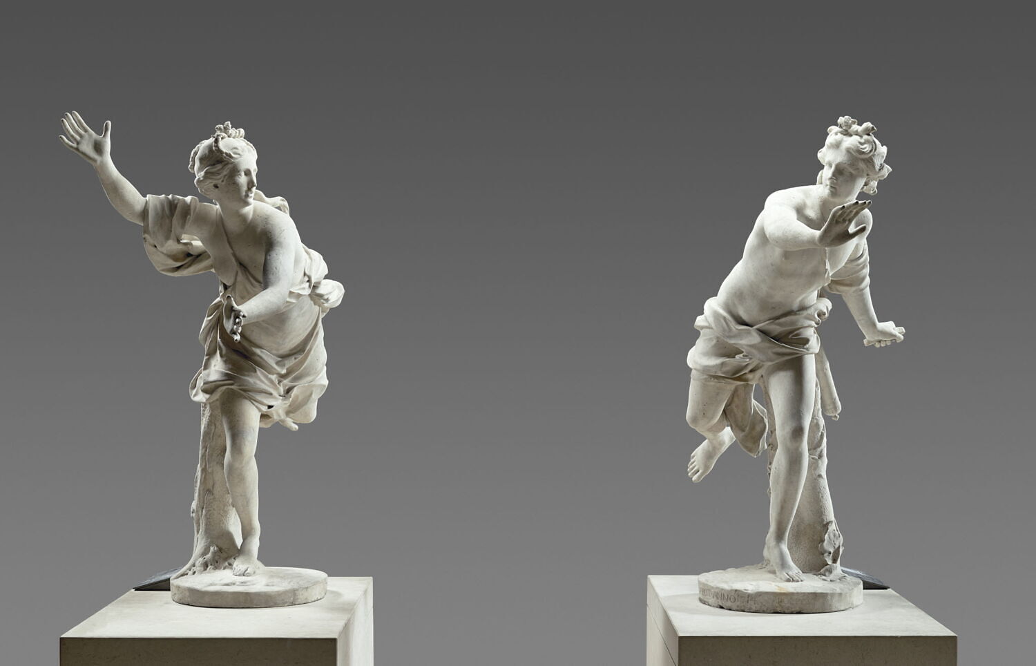 Daphné (poursuivie par Apollon) - Louvre site des collections