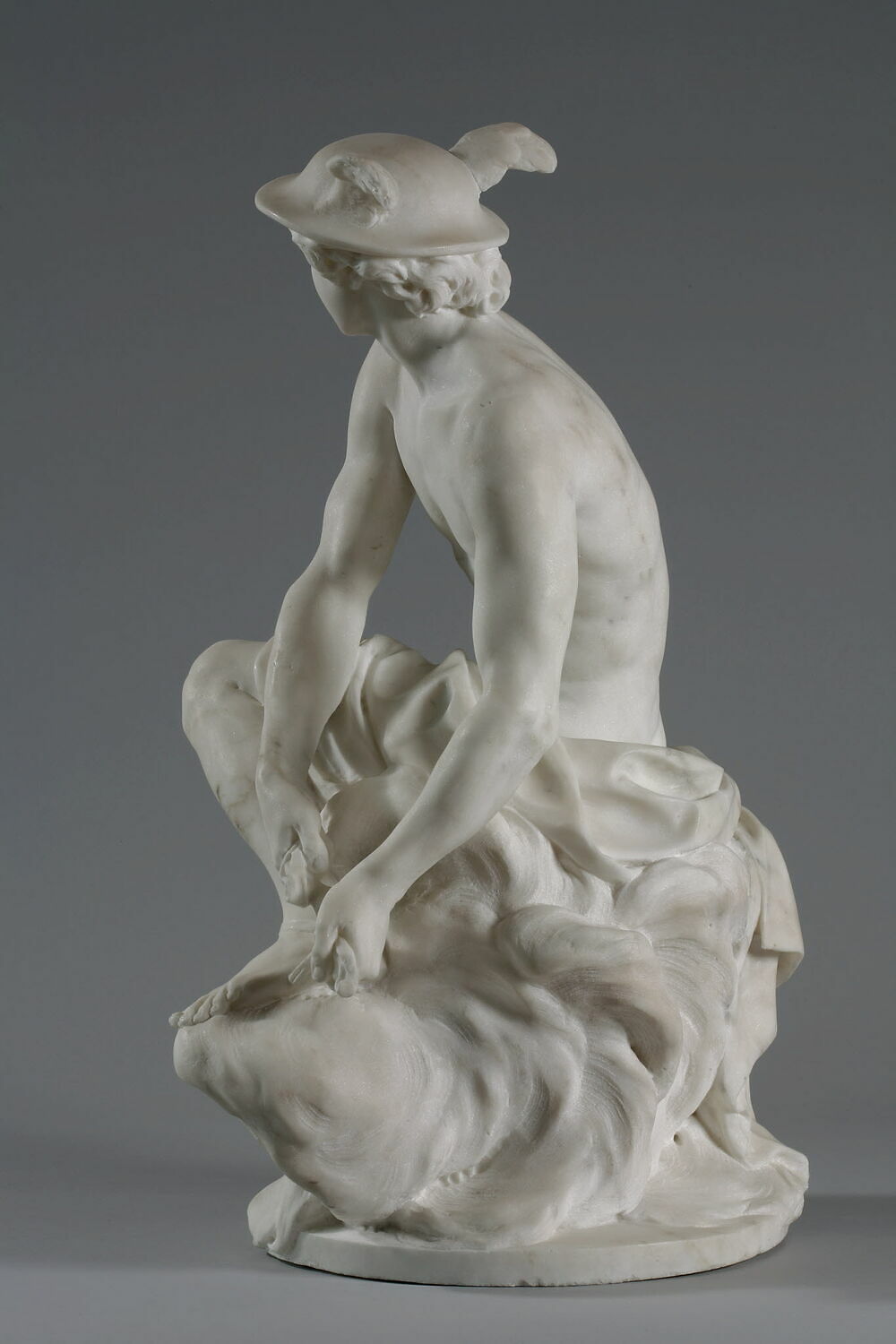 Mercure attachant ses talonnières Louvre Collections