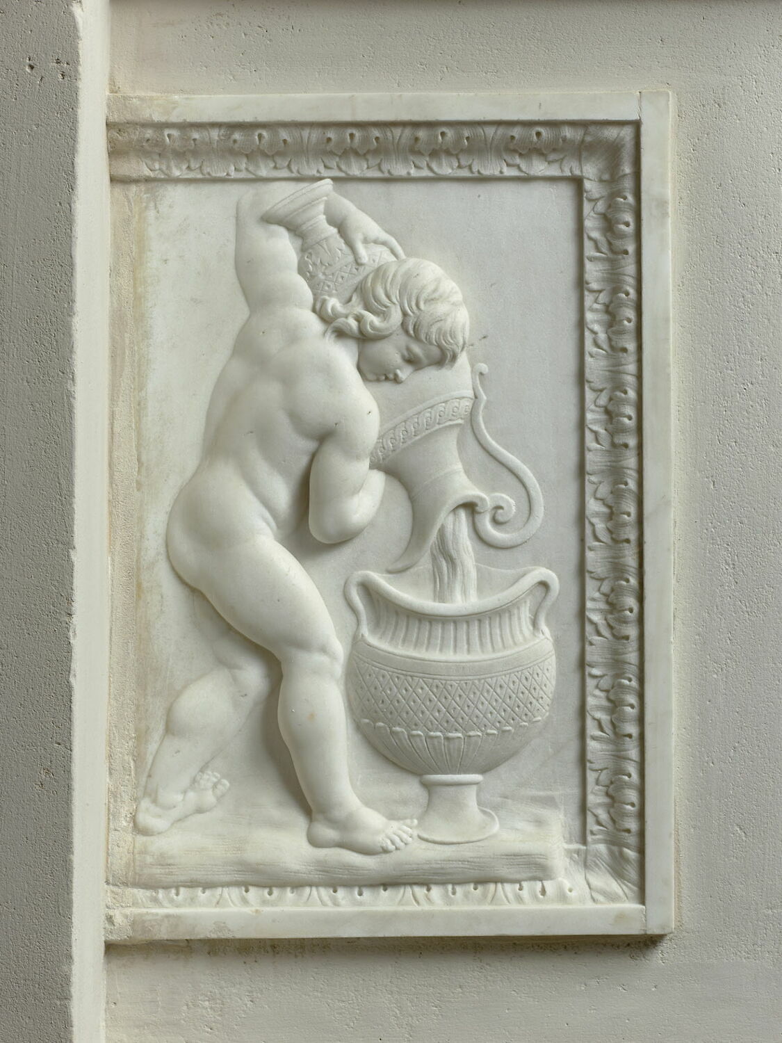 Génie versant de l'eau dans du vin, Anguier, François, 1661 - 1663