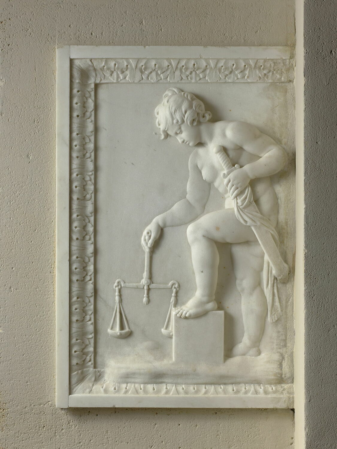 Génie tenant une balance, Anguier, François, 1661 - 1663