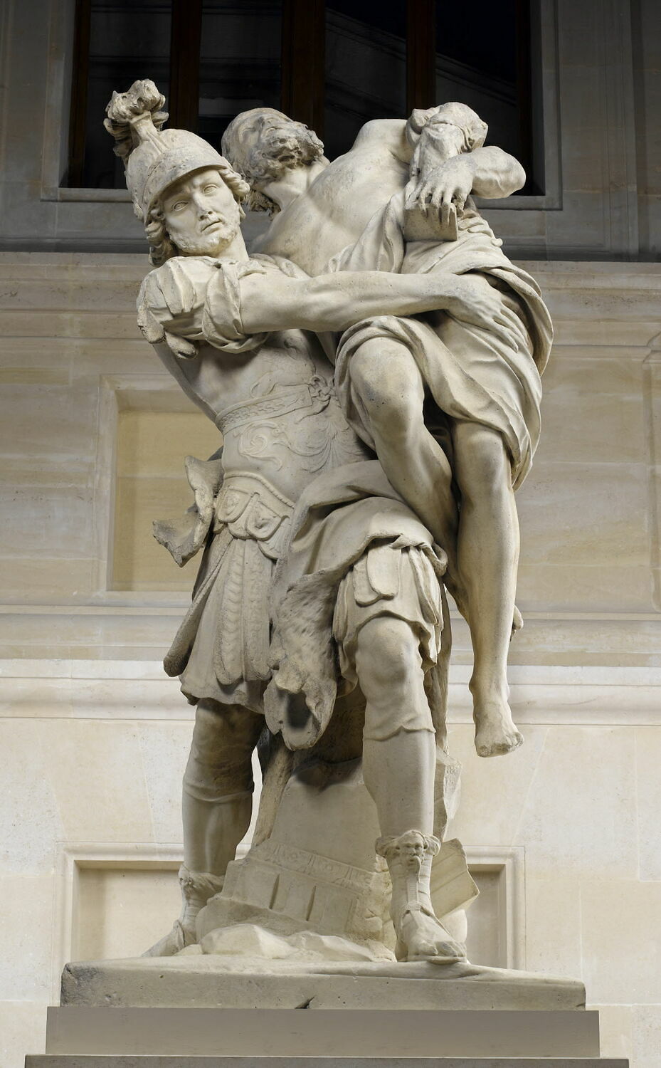 Énée portant son père Anchise, suivi d'Ascagne, Lepautre, Pierre, 1697 - 1716