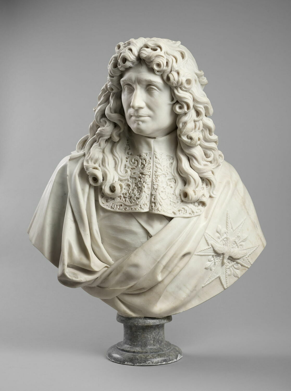 Jean Baptiste Colbert, marquis de Seignelay (1619-1683), intendant des Finances (1661), contrôleur général (1665), surintendant des Bâtiments, Arts et Manufactures (1664), secrétaire d'Etat à la Maison du roi et à la Marine, Coysevox, Antoine, après 1677