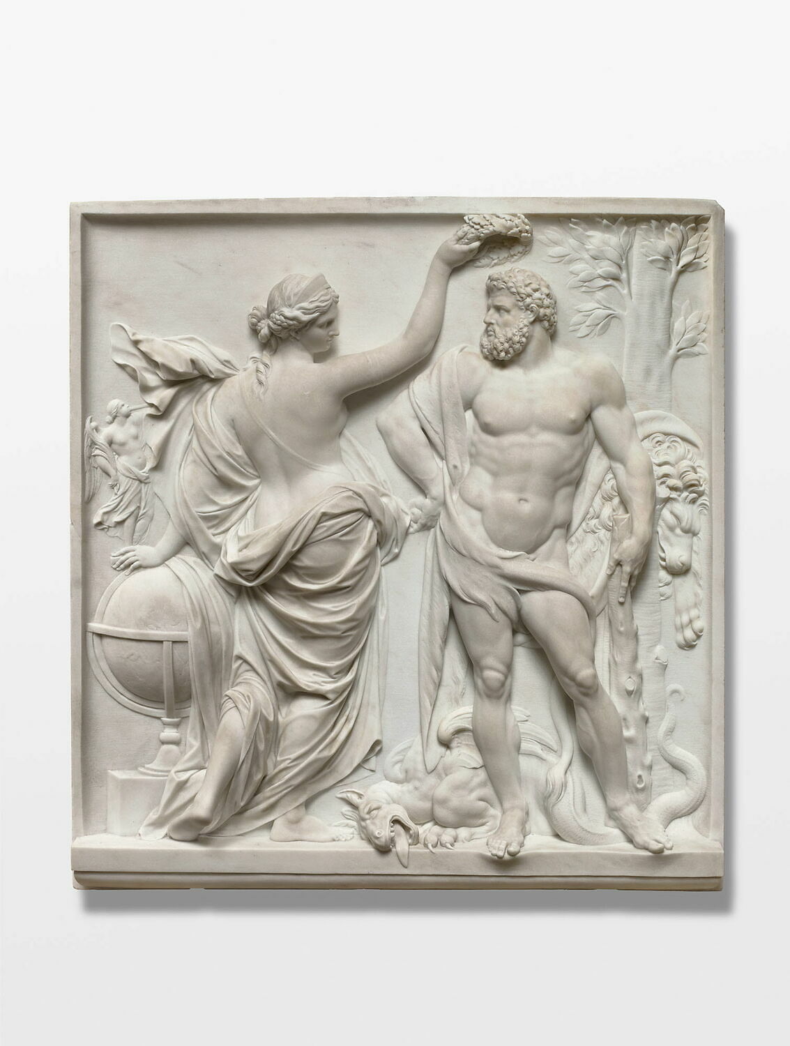 Hercule couronné par la Gloire, Desjardins, Martin, 1671