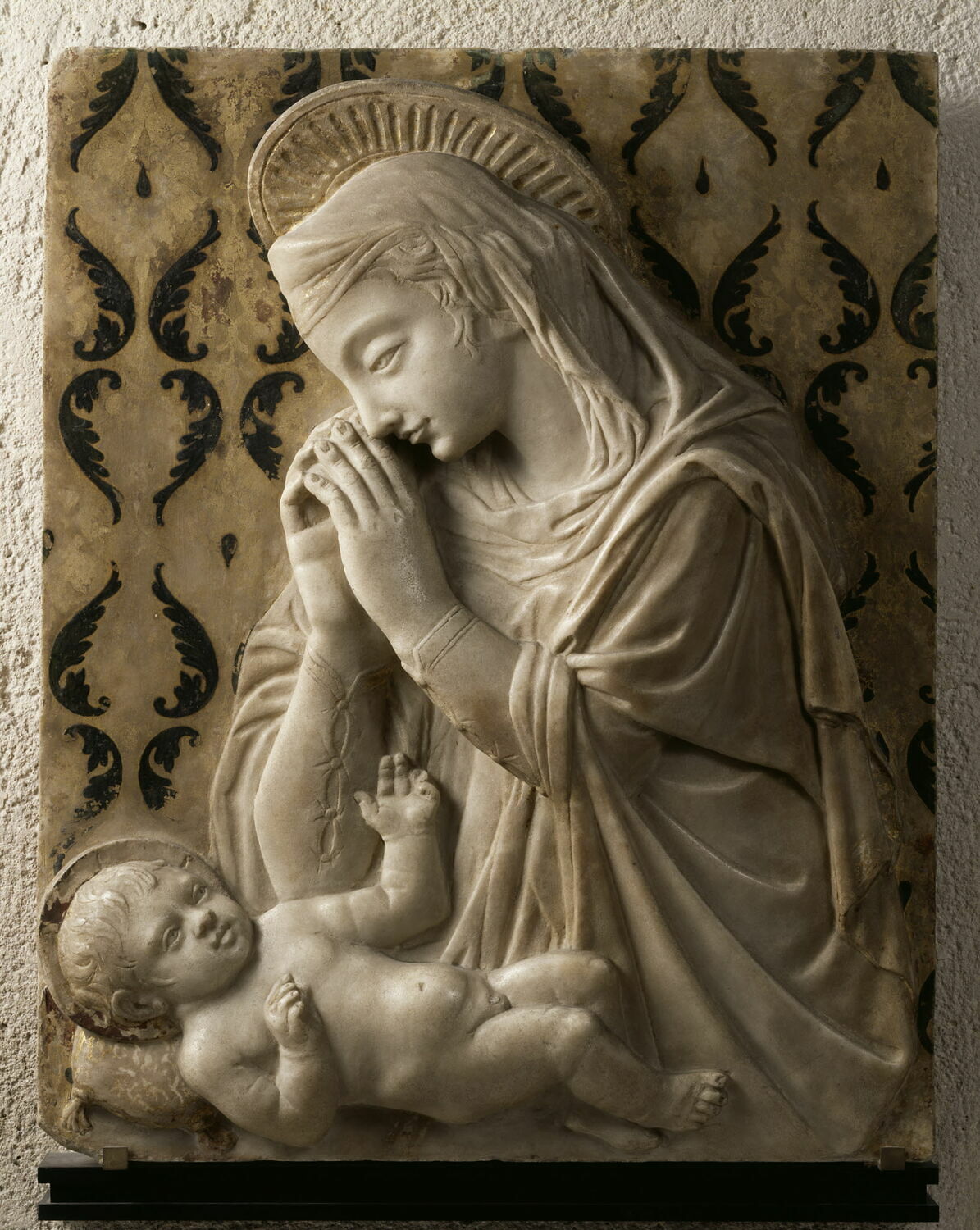 La Vierge et saint Jean Baptiste adorant l'Enfant, deux chérubins et la La Vierge et saint Jean Baptiste adorant l'Enfant, deux chérubins et la