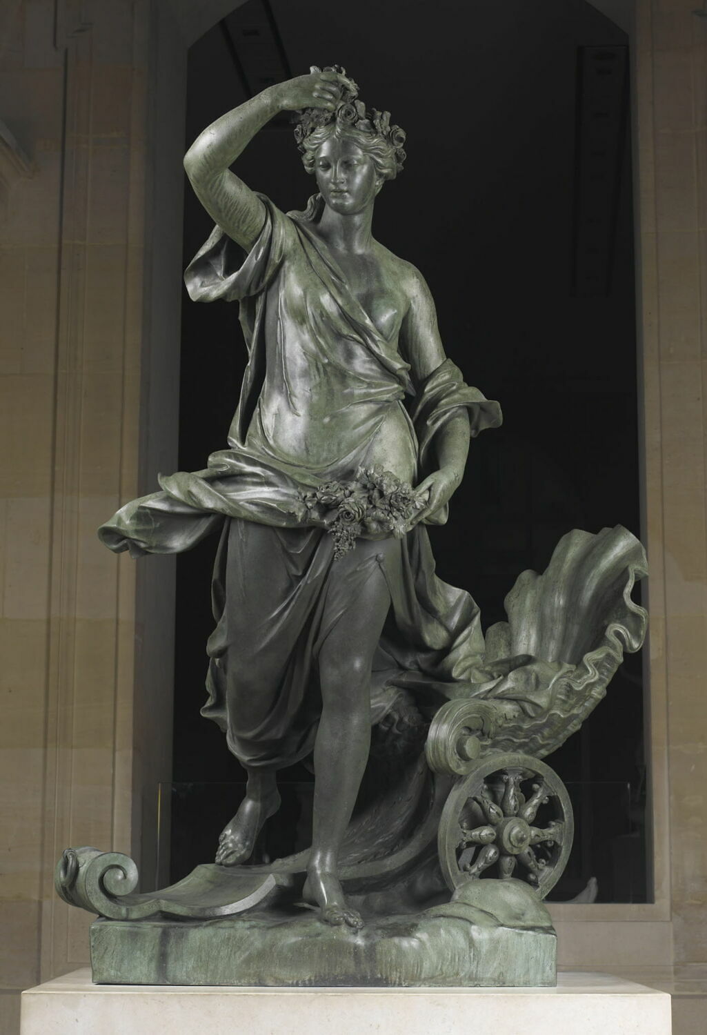 L'Aurore descendant de son char, Magnier, Philippe, 1693 (date de la fonte)