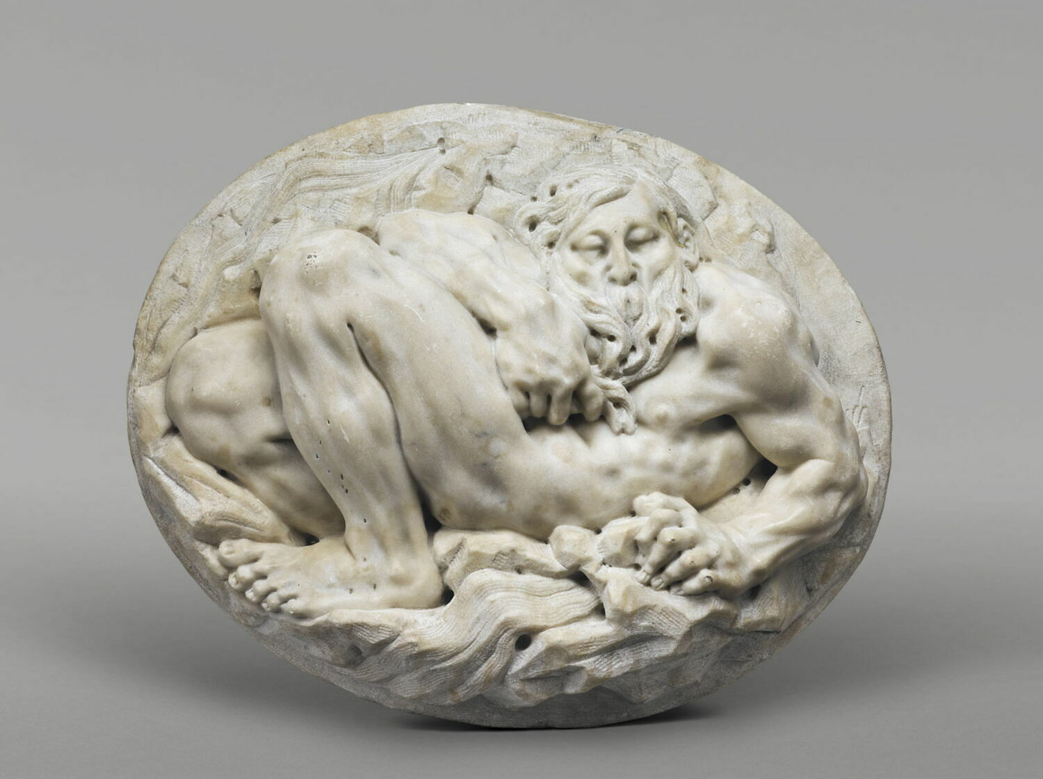 Fleuve endormi tourné vers la gauche, France, 1700 - 1800