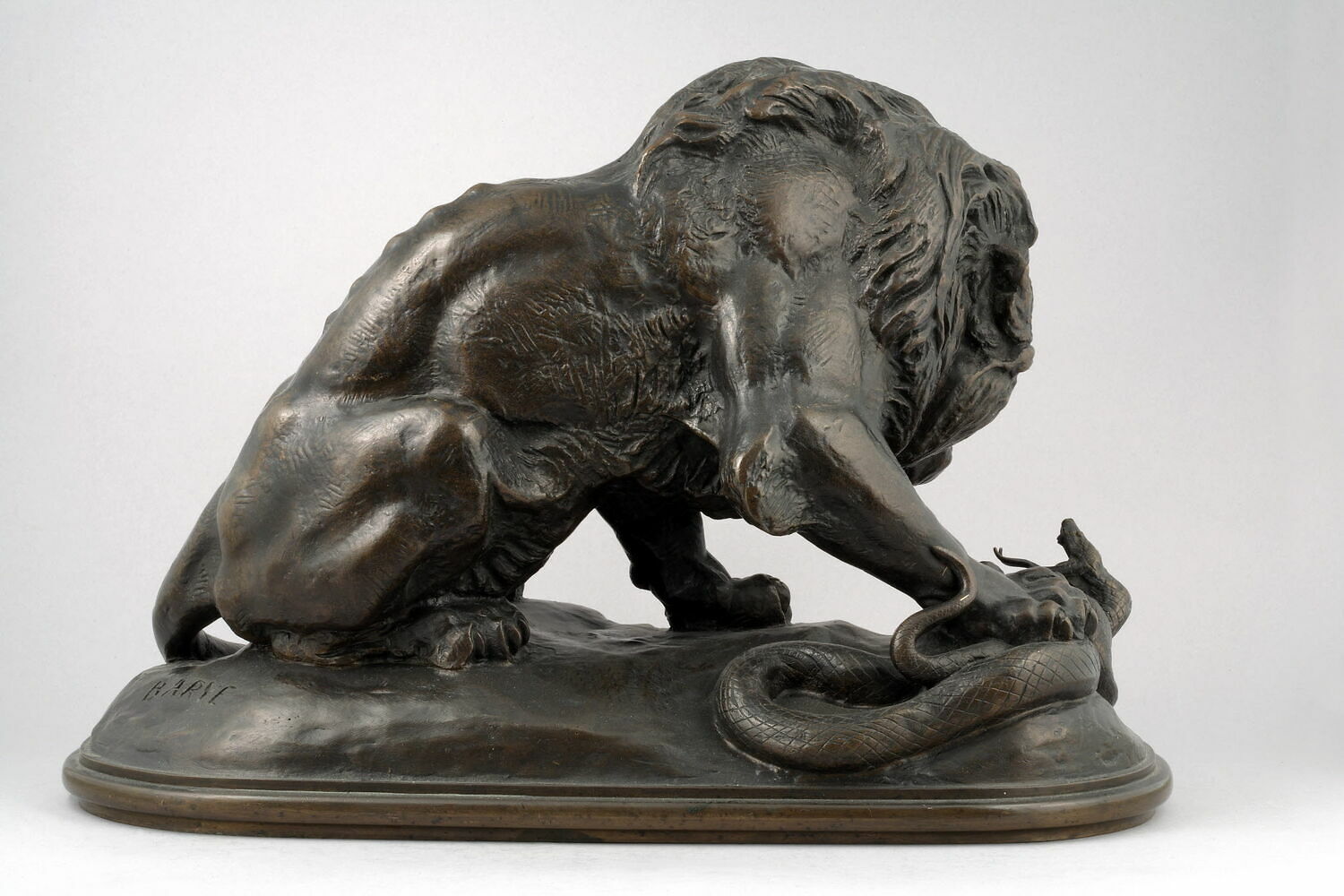 Lion au serpent Louvre Collections