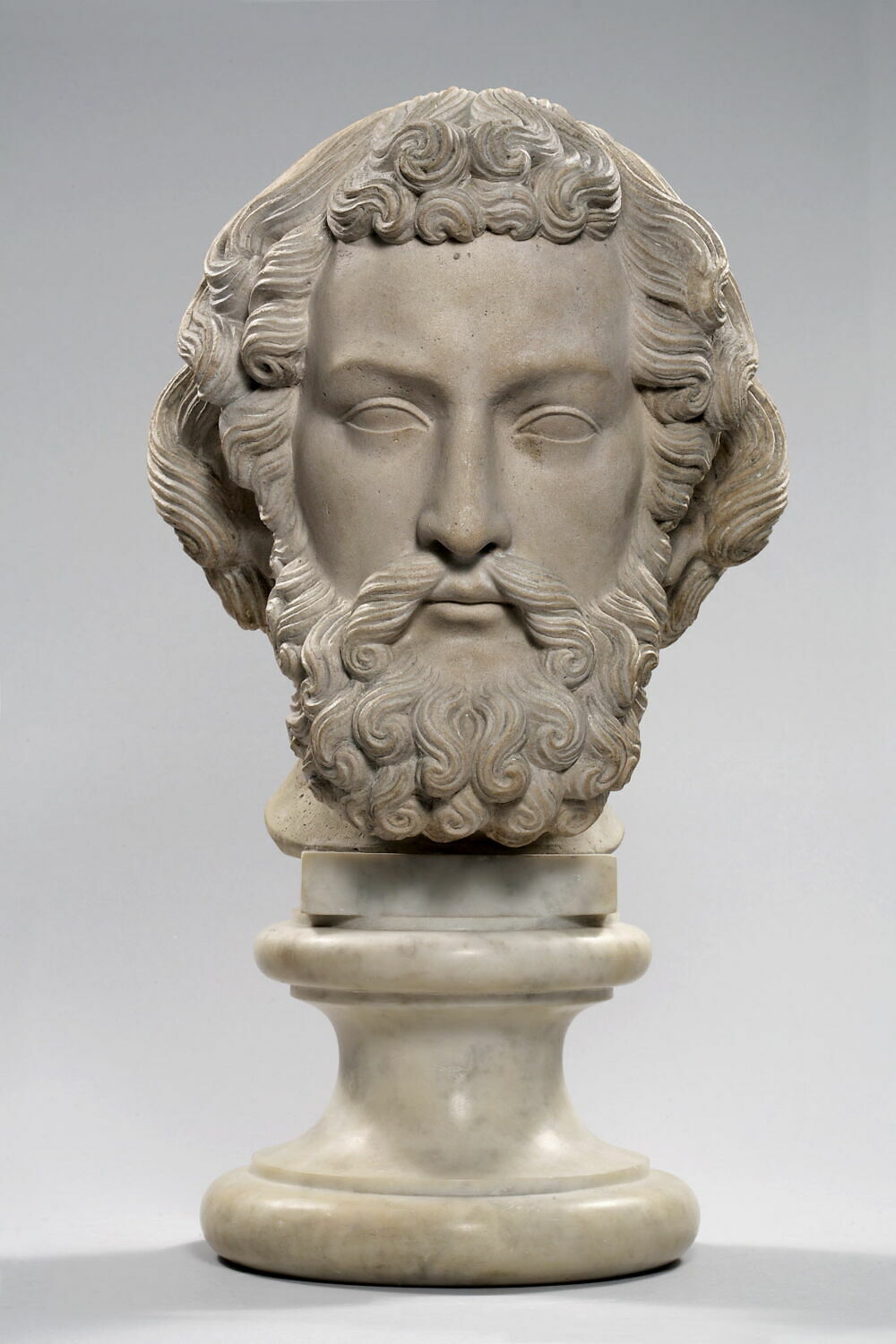Tête d'apôtre, France, 1840 - 1860 (Style du XIIIe siècle)