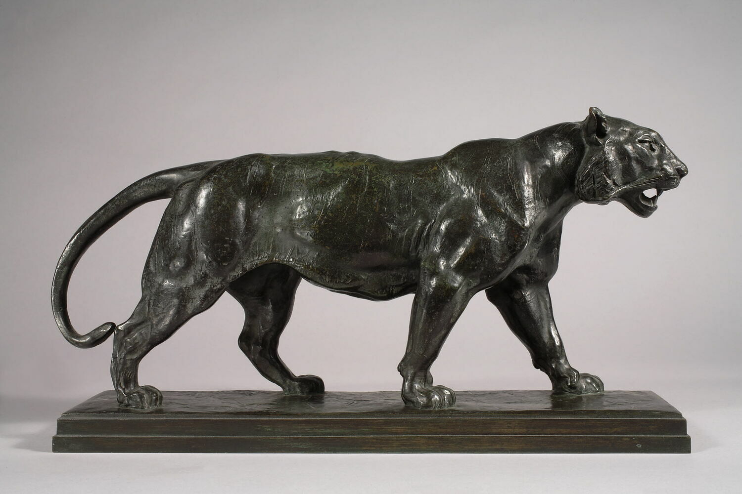 Tigre qui marche, Barye, Antoine Louis, 1800 - 1900