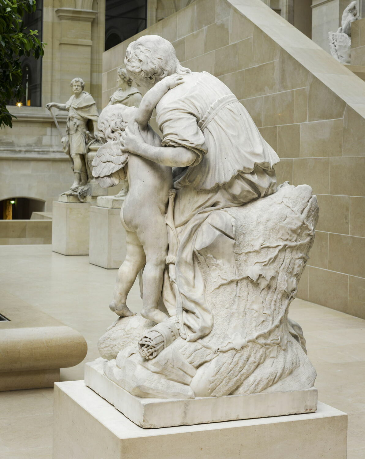 Lamour Embrassant Lamitié Louvre Collections