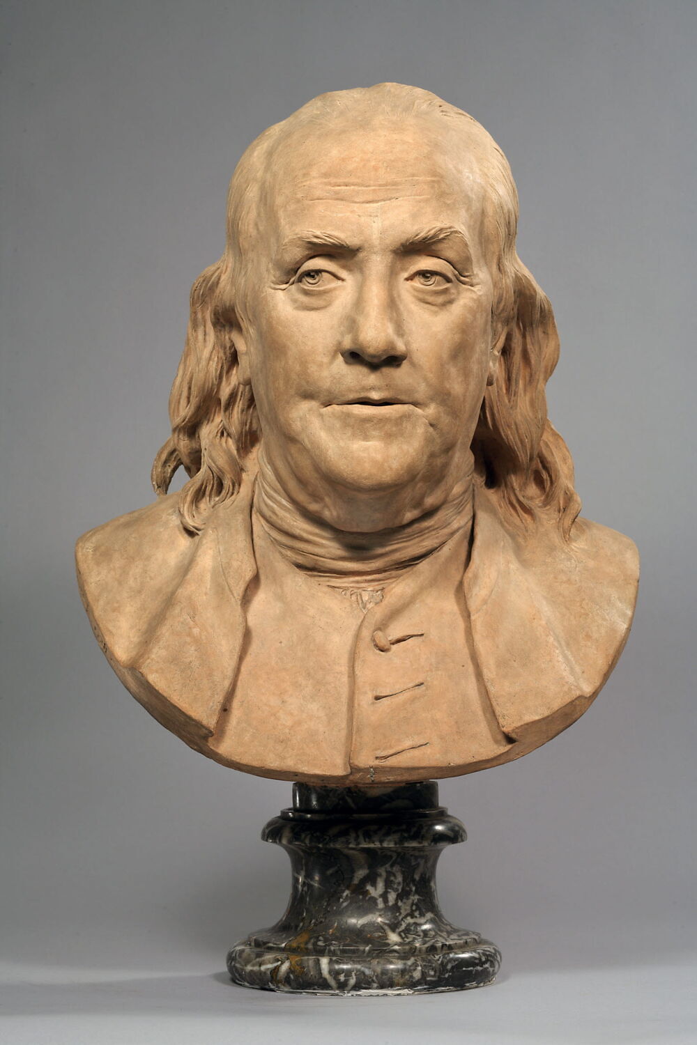 Benjamin Franklin (1706-1790) savant et ministre, Houdon, Jean Antoine, 1778