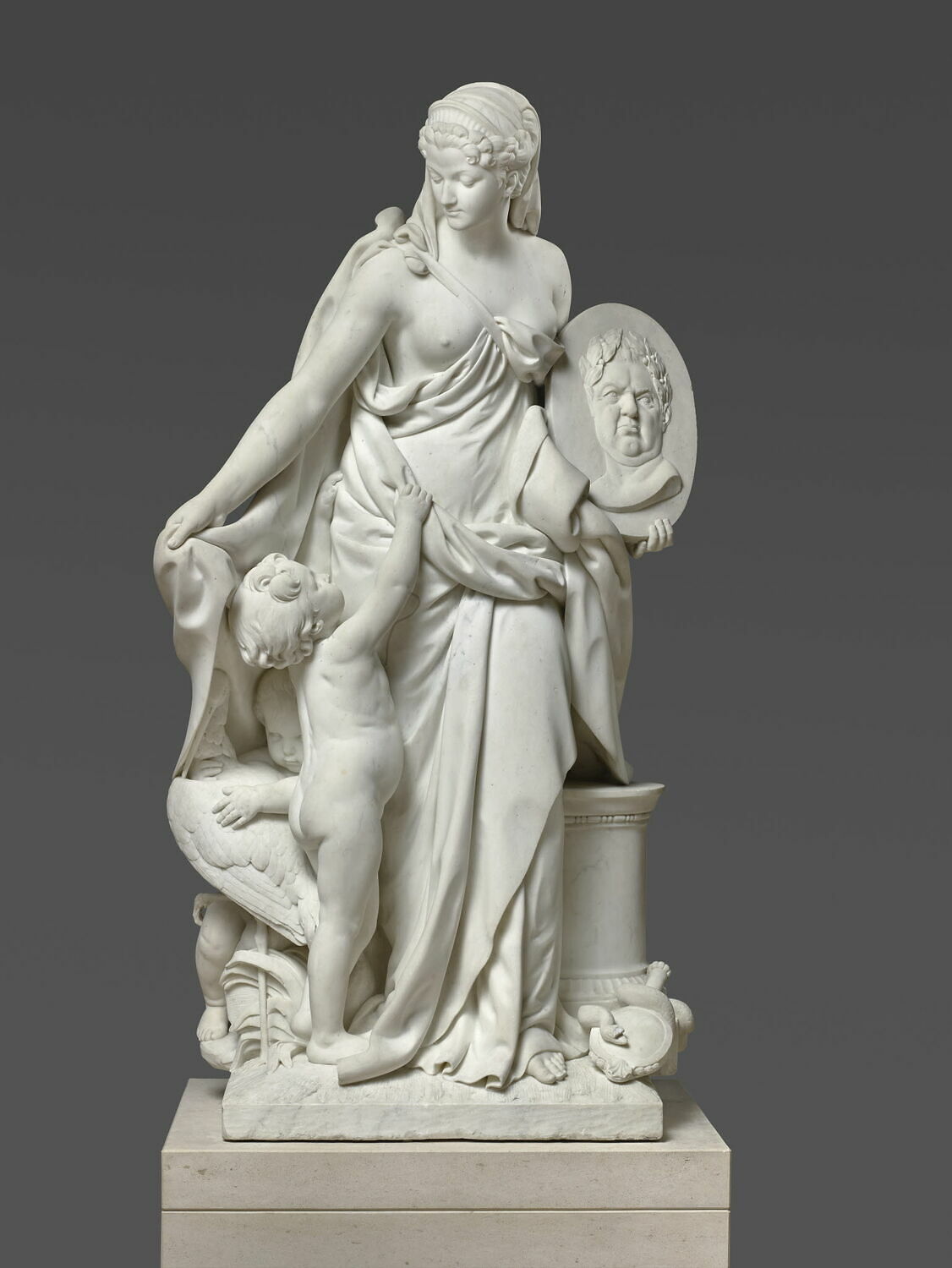 Allégorie de la reine Marie Leszcynska, Pajou, Augustin, avant 1771