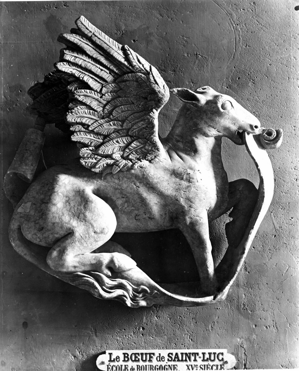 Boeuf ailé symbole de saint Luc Louvre Collections