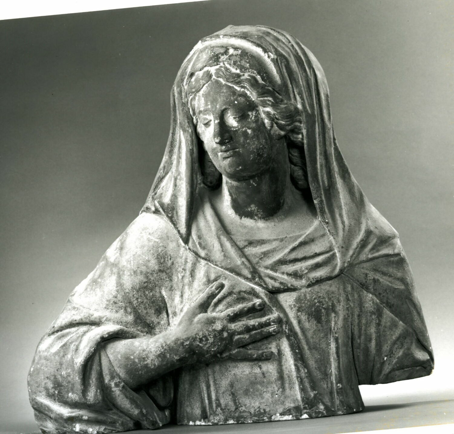 Buste de Vierge, France, vers - 1650