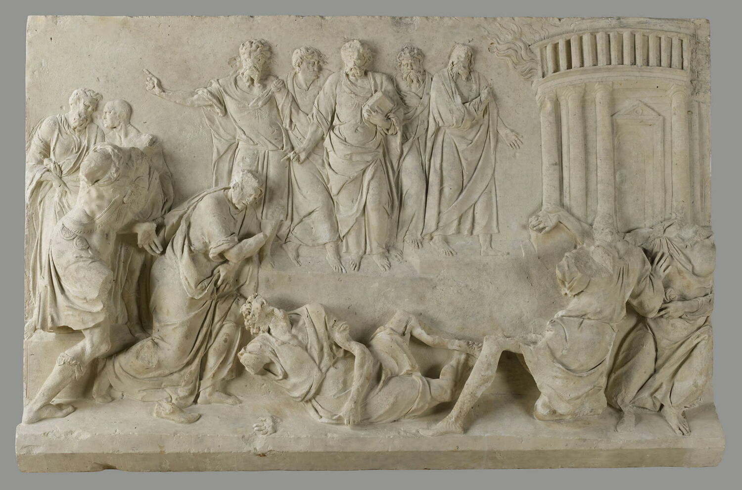 La Mort d'Ananie, Marchand, François, 1542 - 1543