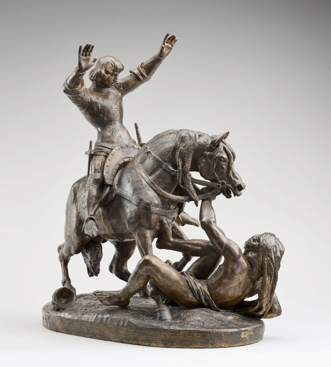 Charles VI effrayé dans la forêt du Mans, Barye, Antoine Louis, 1833