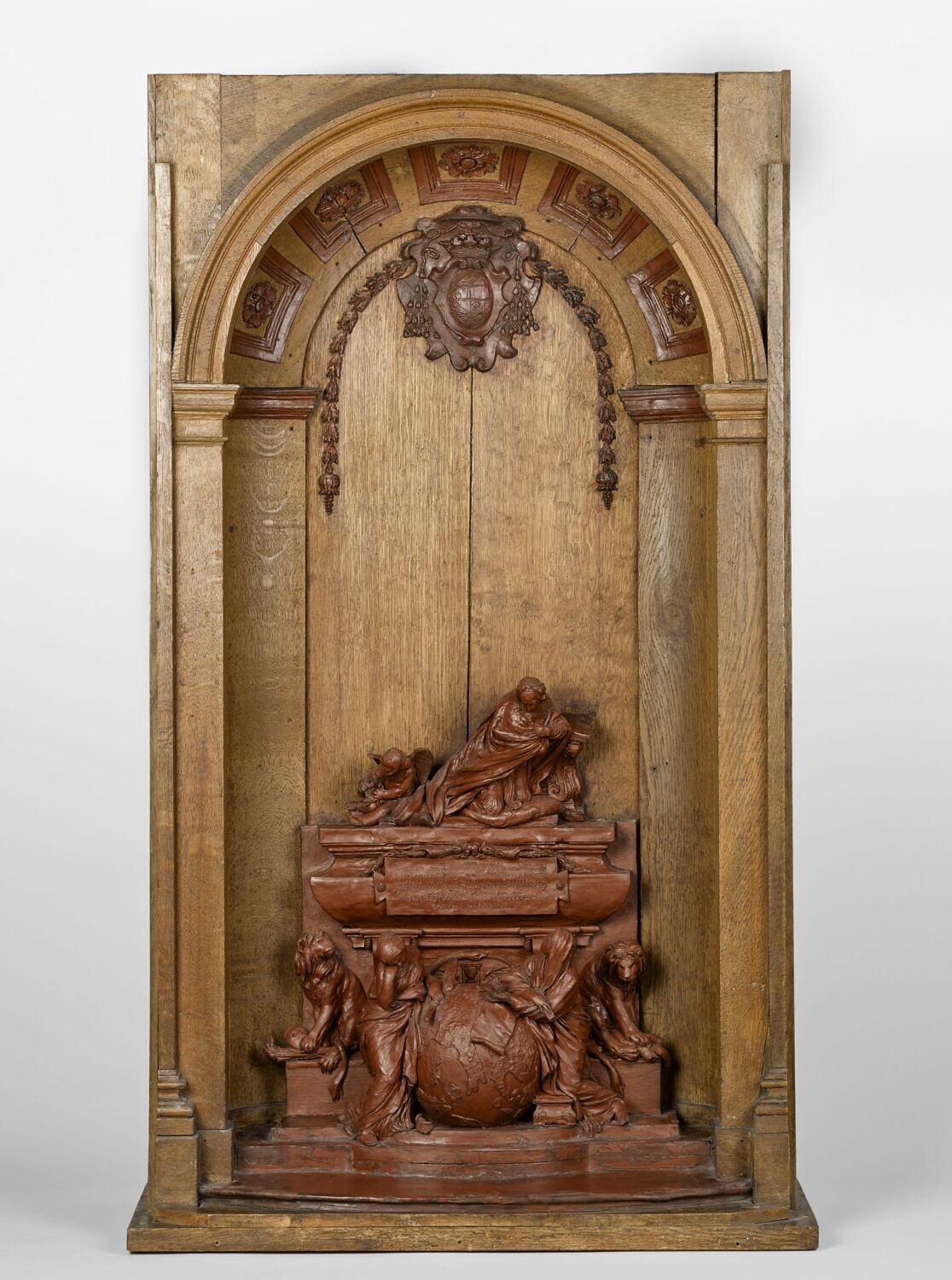 Première maquette du mausolée du Cardinal de Fleury (1653-1743), Bouchardon, Edme, 1743