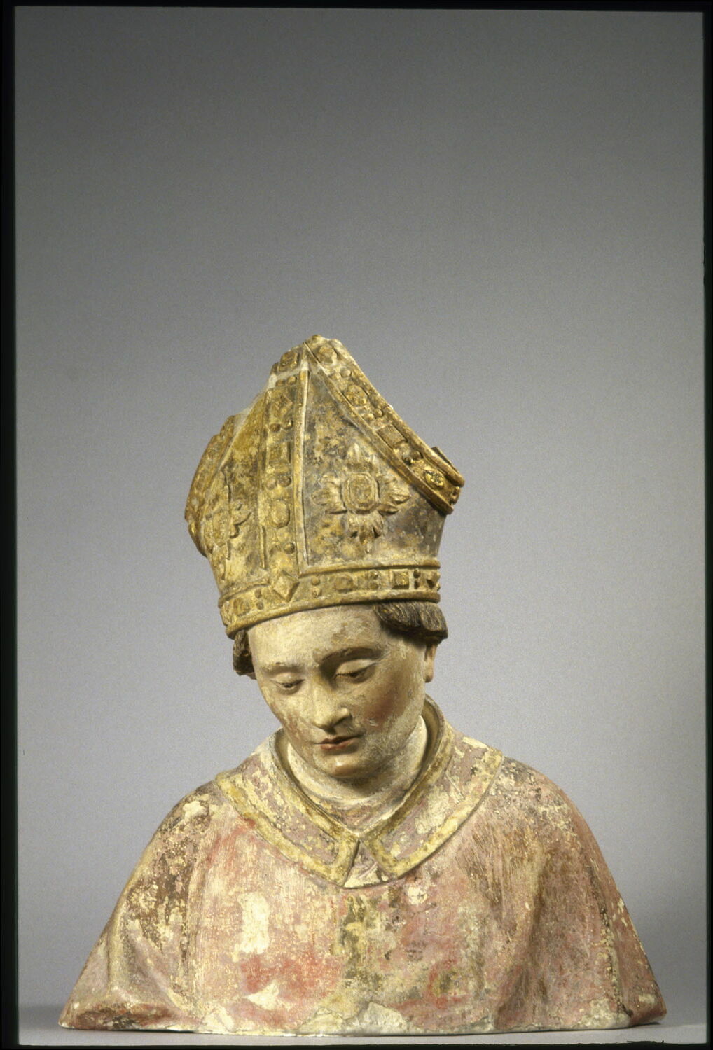 Buste d'évêque, France Champagne, 1500 - 1515