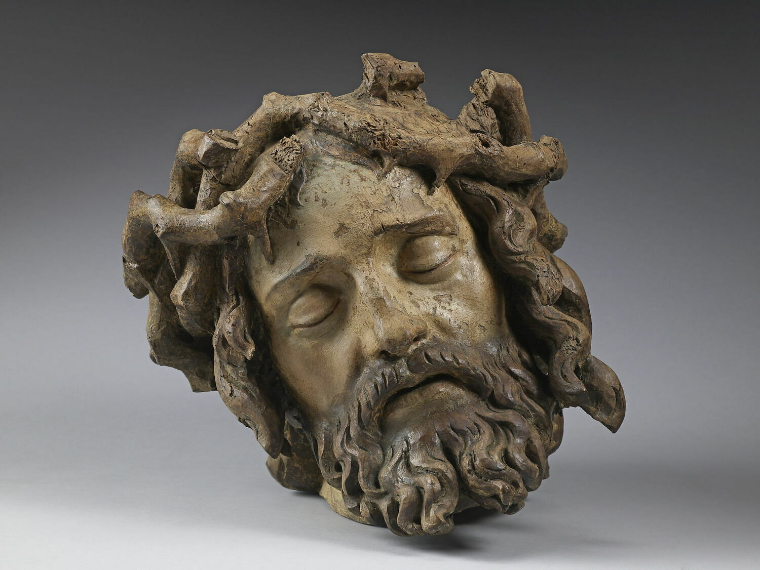 Tête de Christ couronné d'épines, Richier, Ligier, 1525 - 1550
