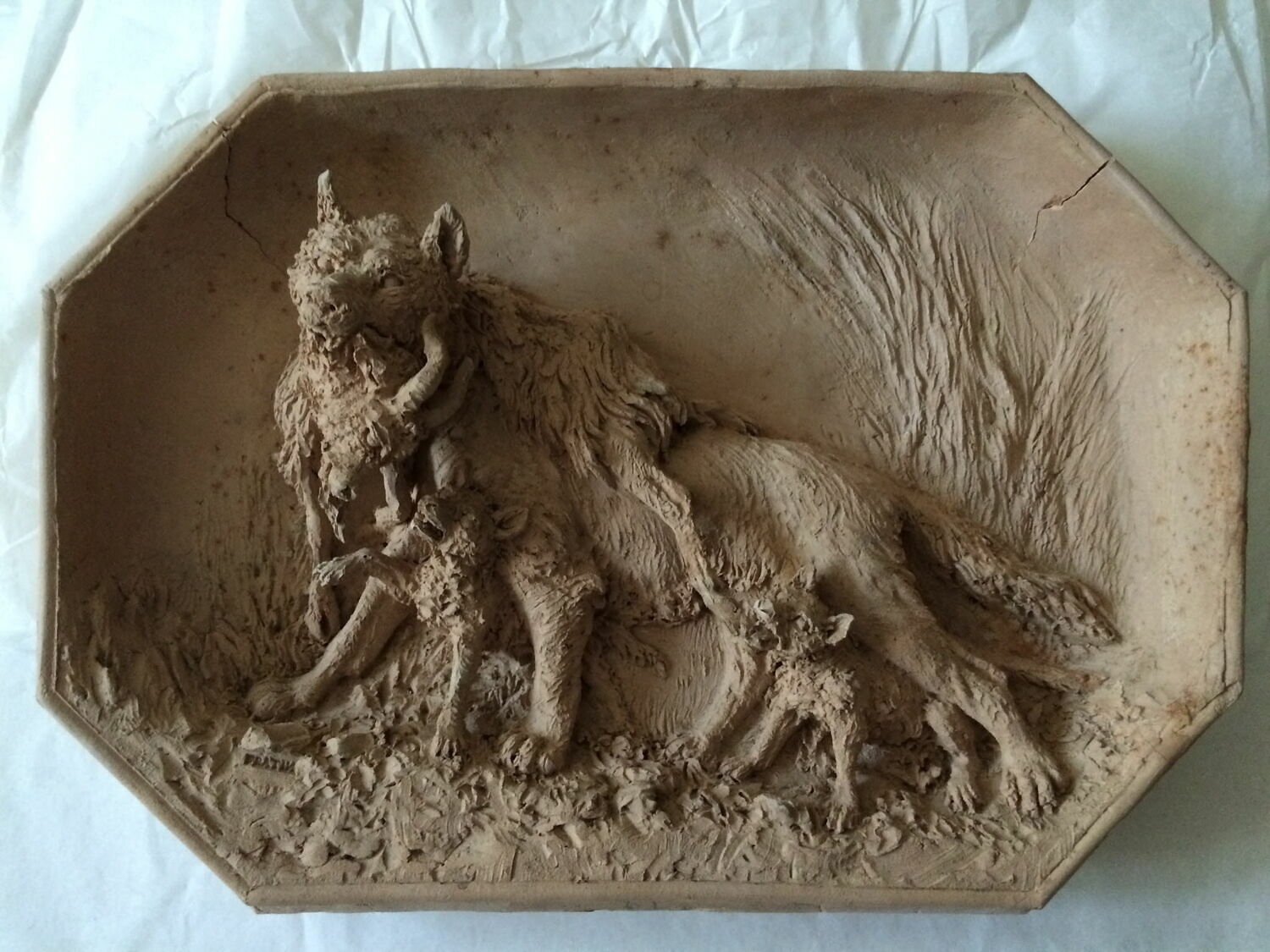 Loup emportant une chèvre, Fratin, Christophe, 1800 - 1900