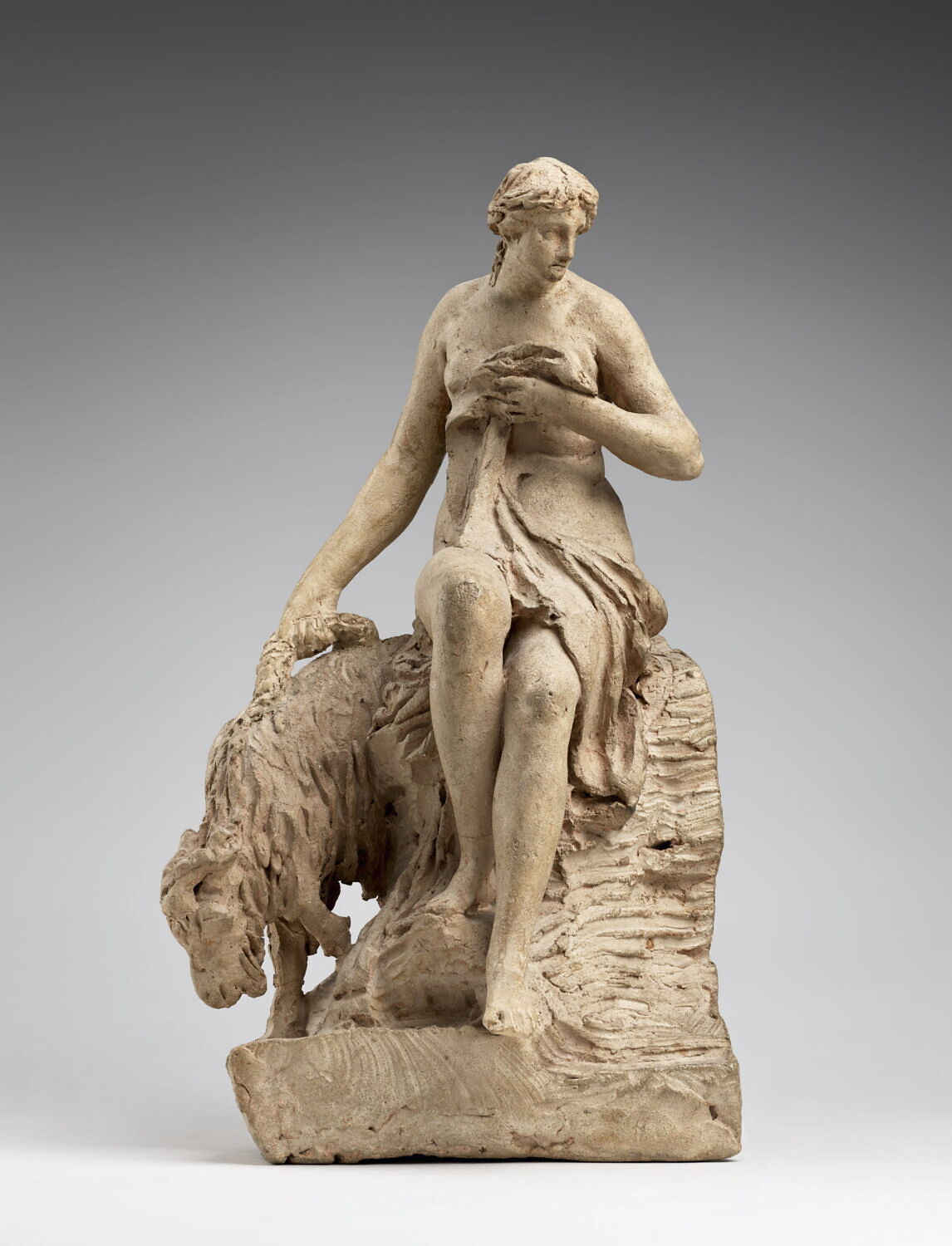 Jeune fille à la chèvre, Julien, Pierre, 1785