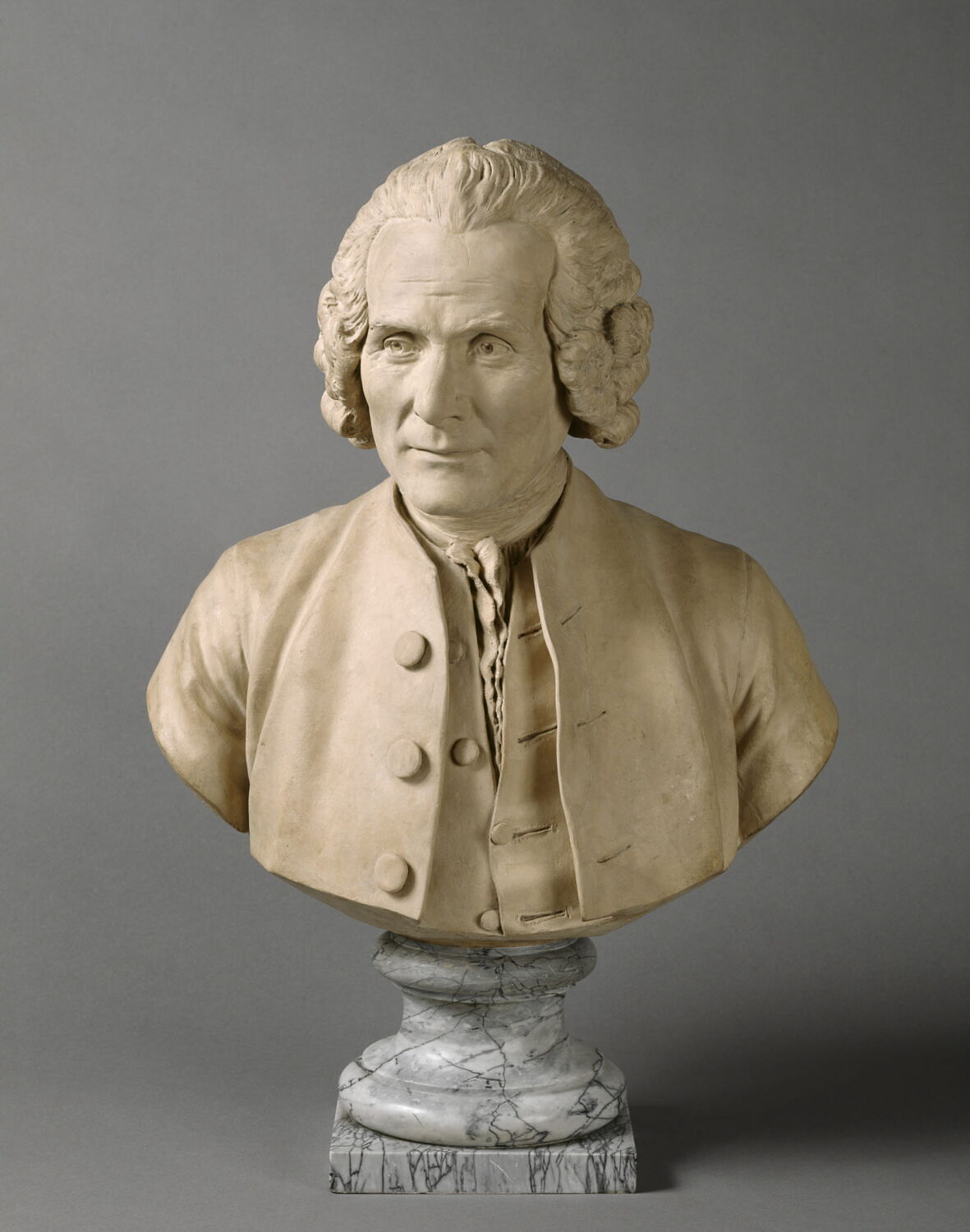 Jean Jacques Rousseau (1712-1778) écrivain, Houdon, Jean Antoine, 1779