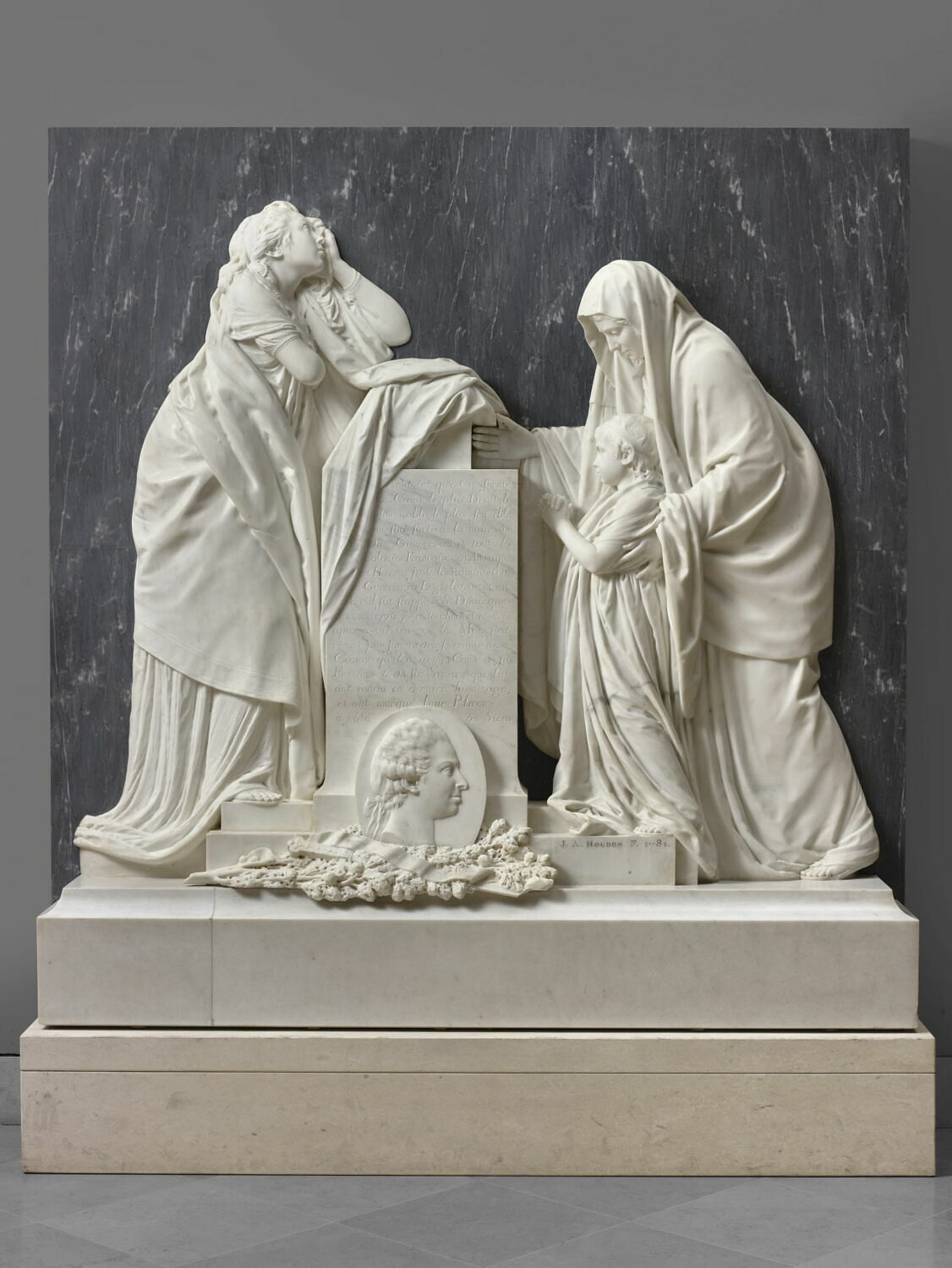 Monument du coeur de Victor Thérèse Charpentier, comte d'Ennery (Paris, 1732 - Saint-Domingue, 1776), Houdon, Jean Antoine, 1781