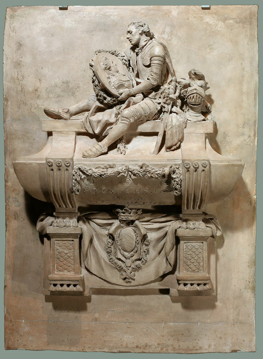 Projet de monument funéraire, Pajou, Augustin, vers 1775