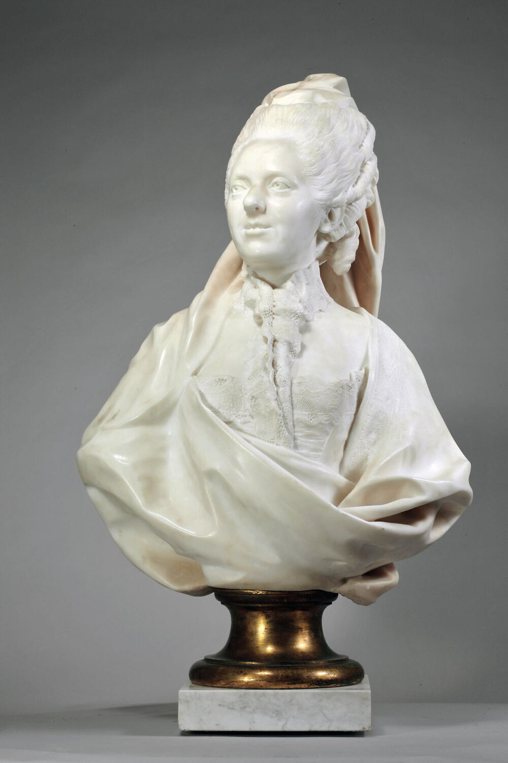 Madame Adélaïde (Marie Adélaïde de France, dite) (1732-1800) troisième fille du roi Louis XV, Houdon, Jean Antoine, 1777