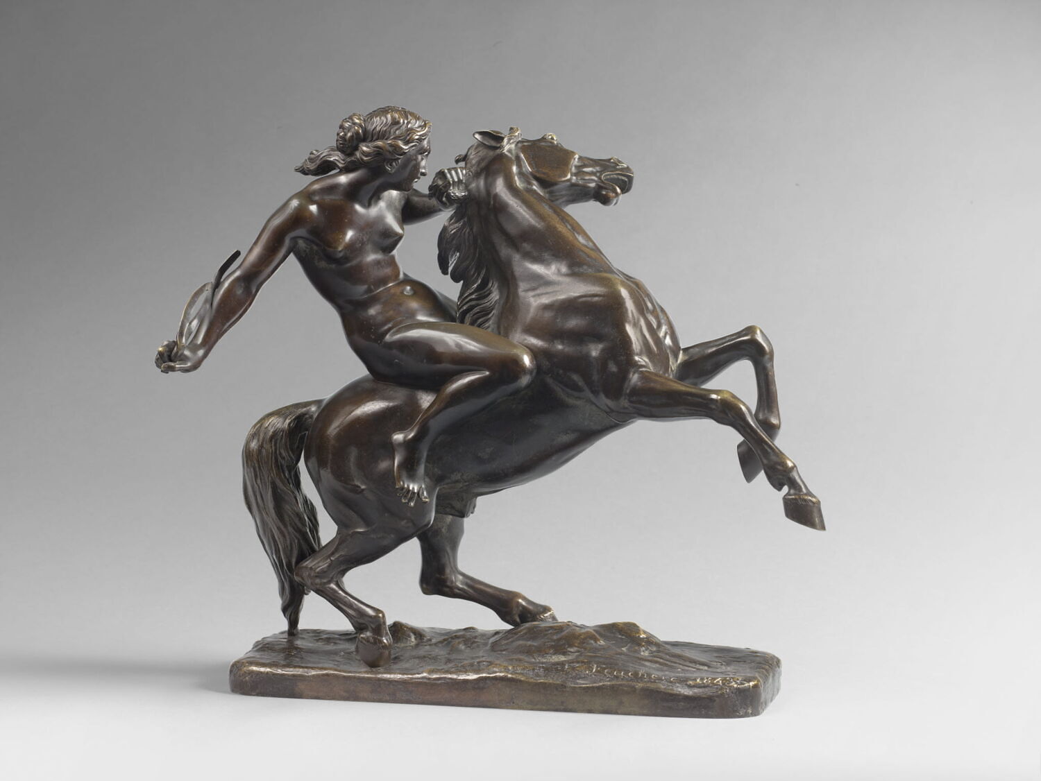 Amazone domptant un cheval, Feuchère, Jean Jacques, 1843