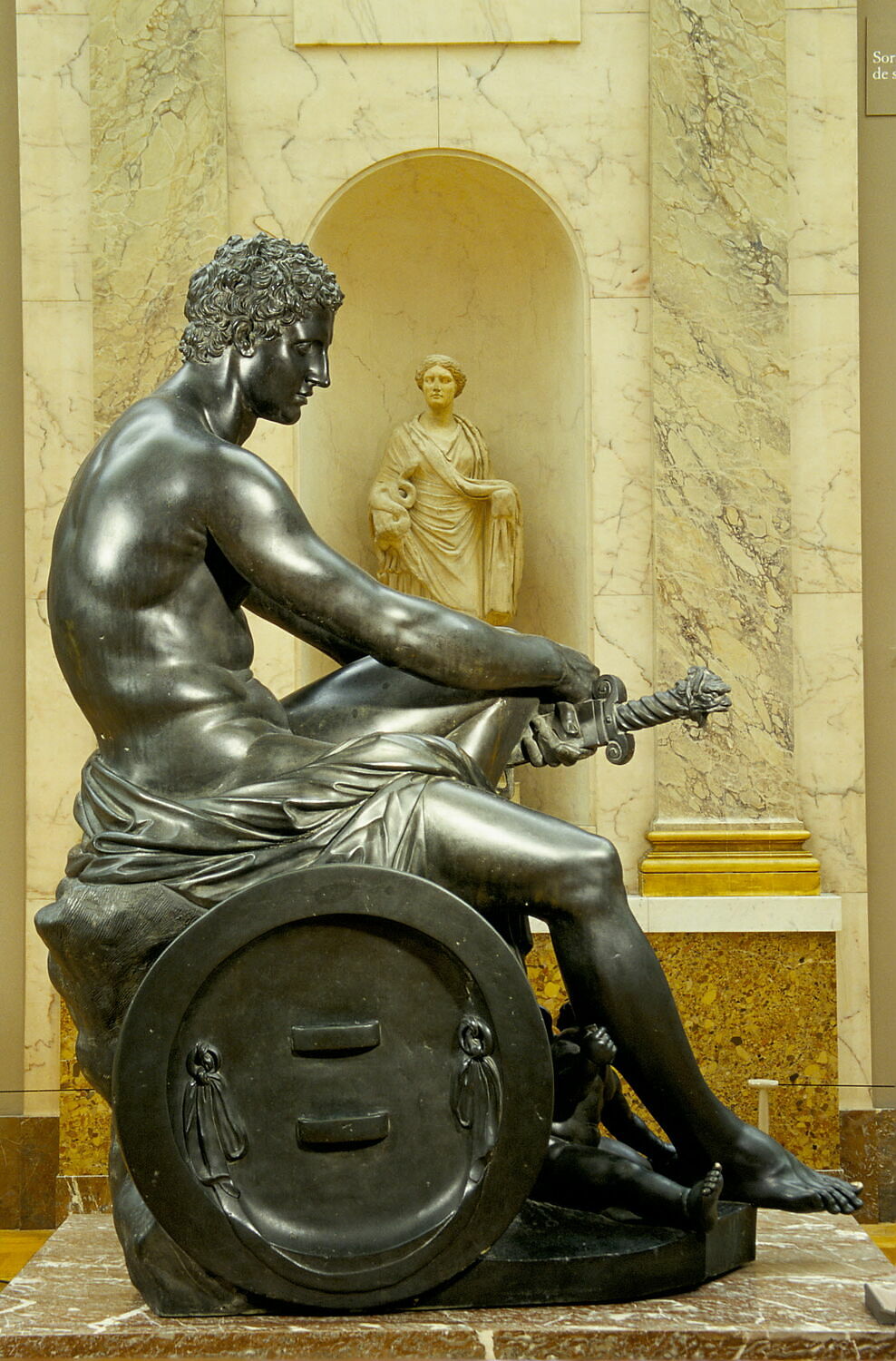 Mars assis, dit Arès Ludovisi Louvre Collections