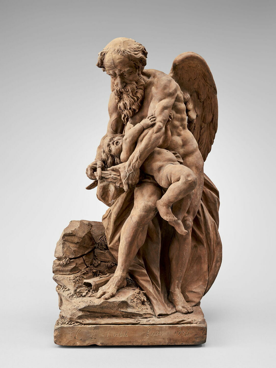 Le Temps coupant les ailes de l'Amour, Corbet, Charles Louis, 1776