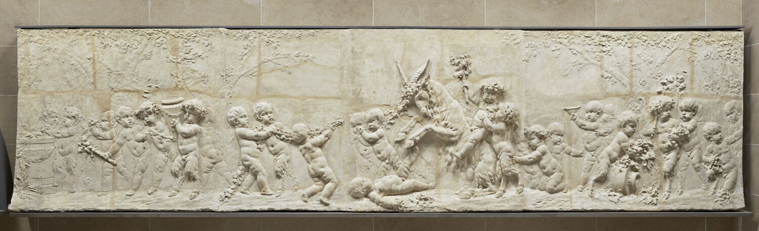 Bacchanale d'enfants. Le Sacrifice de la Chèvre, Michel, Claude dit Clodion, 1782