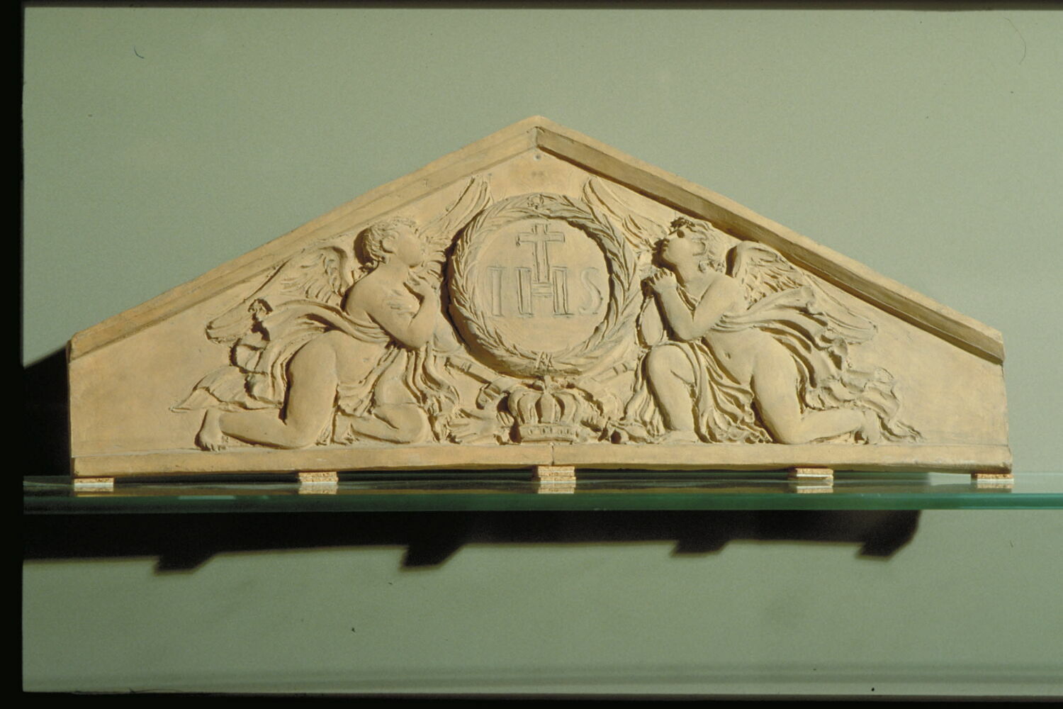 Deux anges agenouillés en adoration, France, 1826