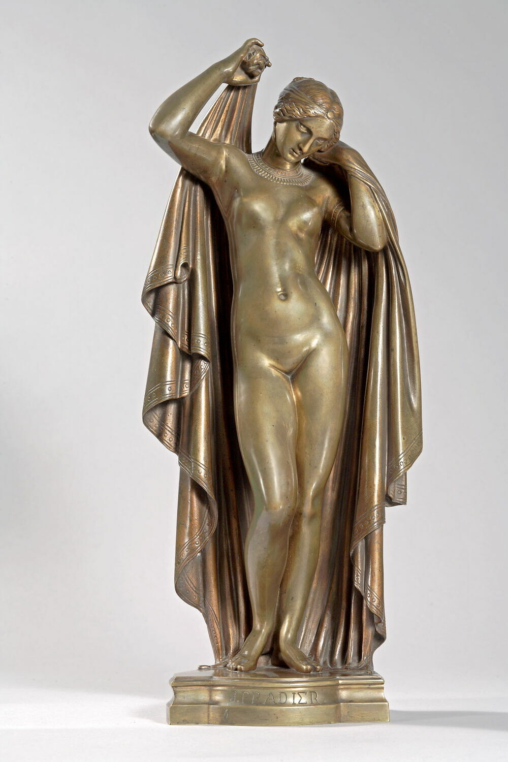 Phryné remettant ses voiles, Pradier, James, 1852 - 1900 (Fonte probablement posthume)