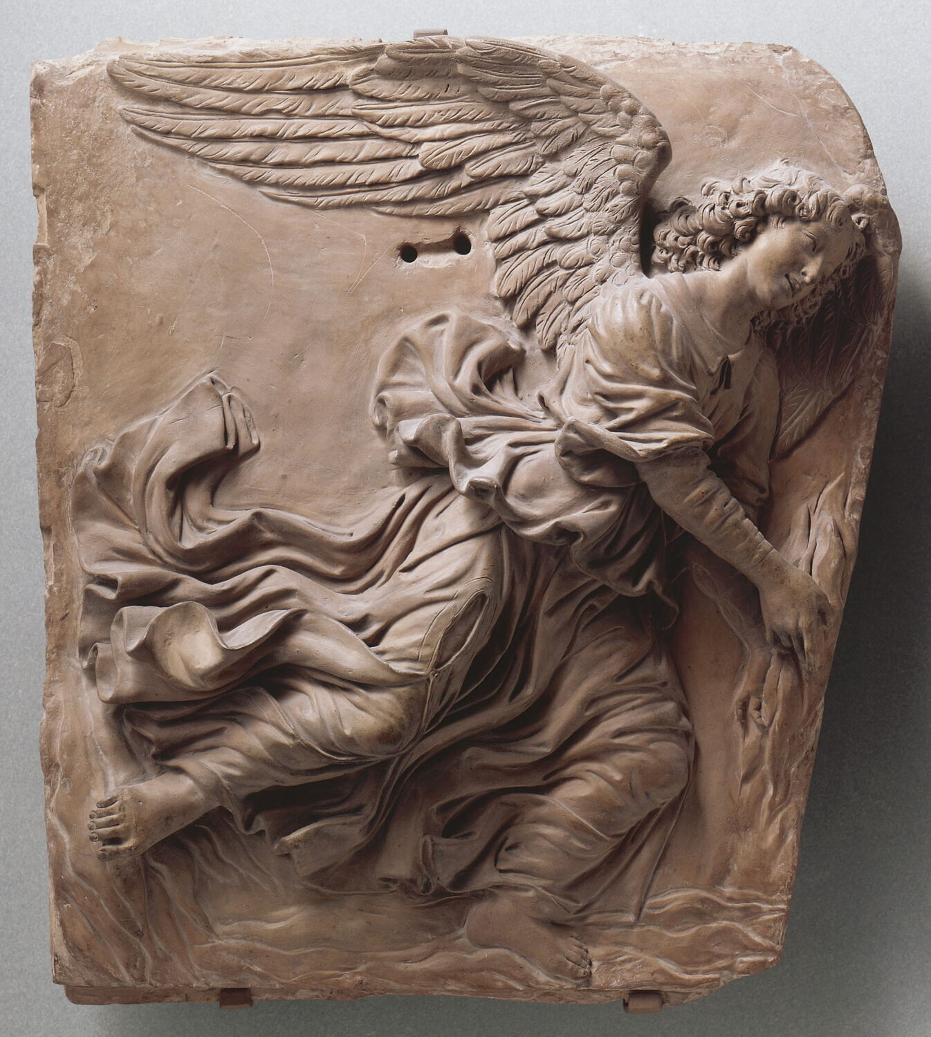 Un ange volant Louvre Collections