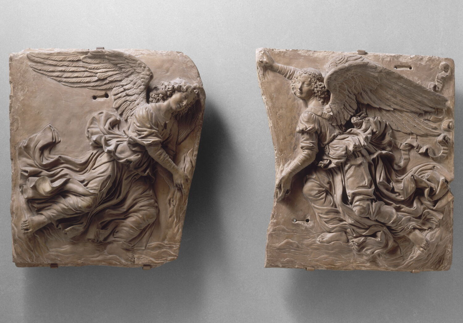 Un ange volant Louvre Collections