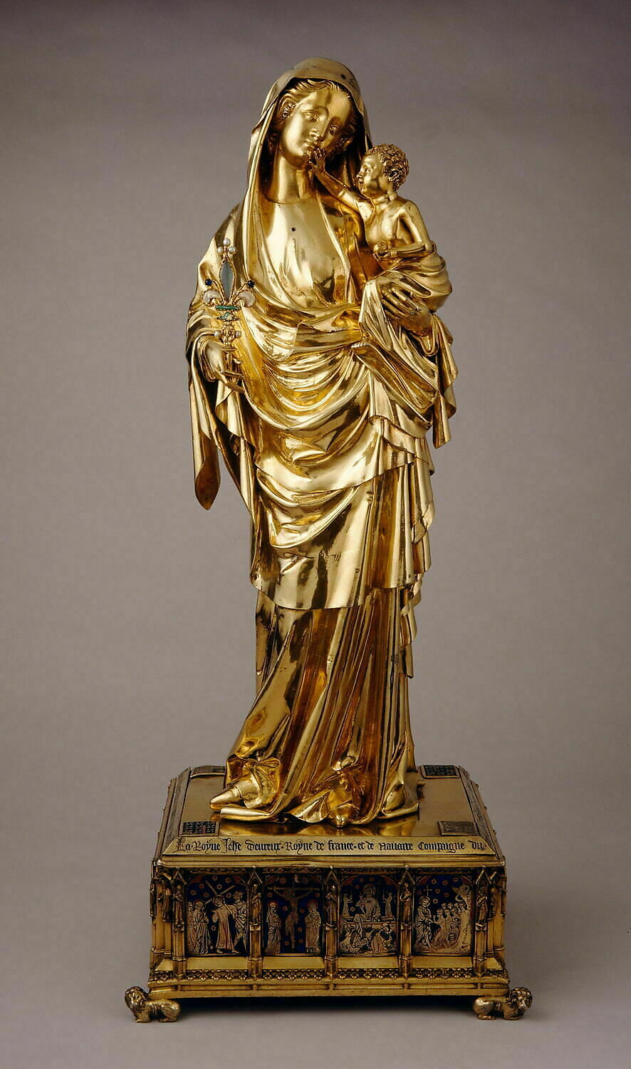Vierge à l'Enfant dite de Jeanne d’Evreux Louvre Collections