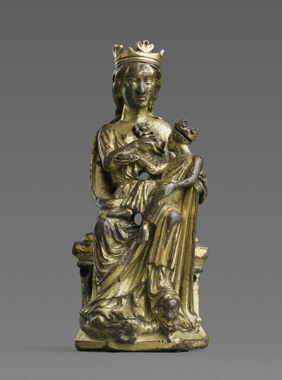 Statuette : Vierge allaitant l'Enfant