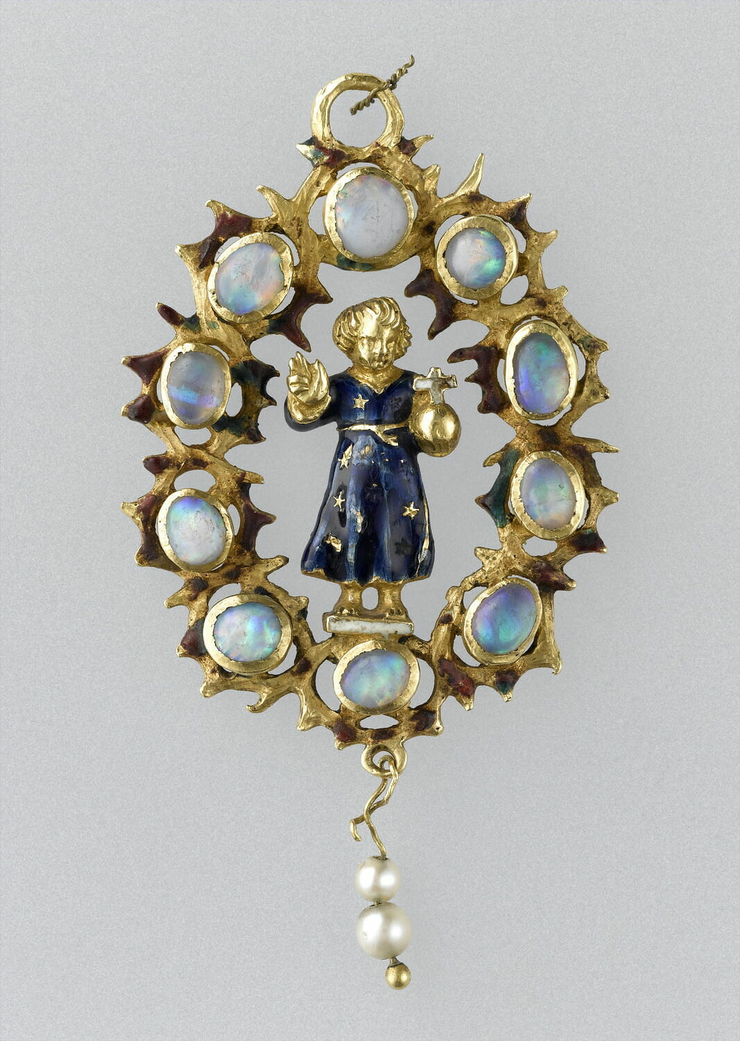 Pendentif ovale