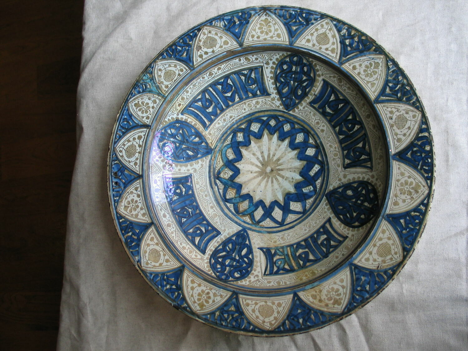 Grand plat rond