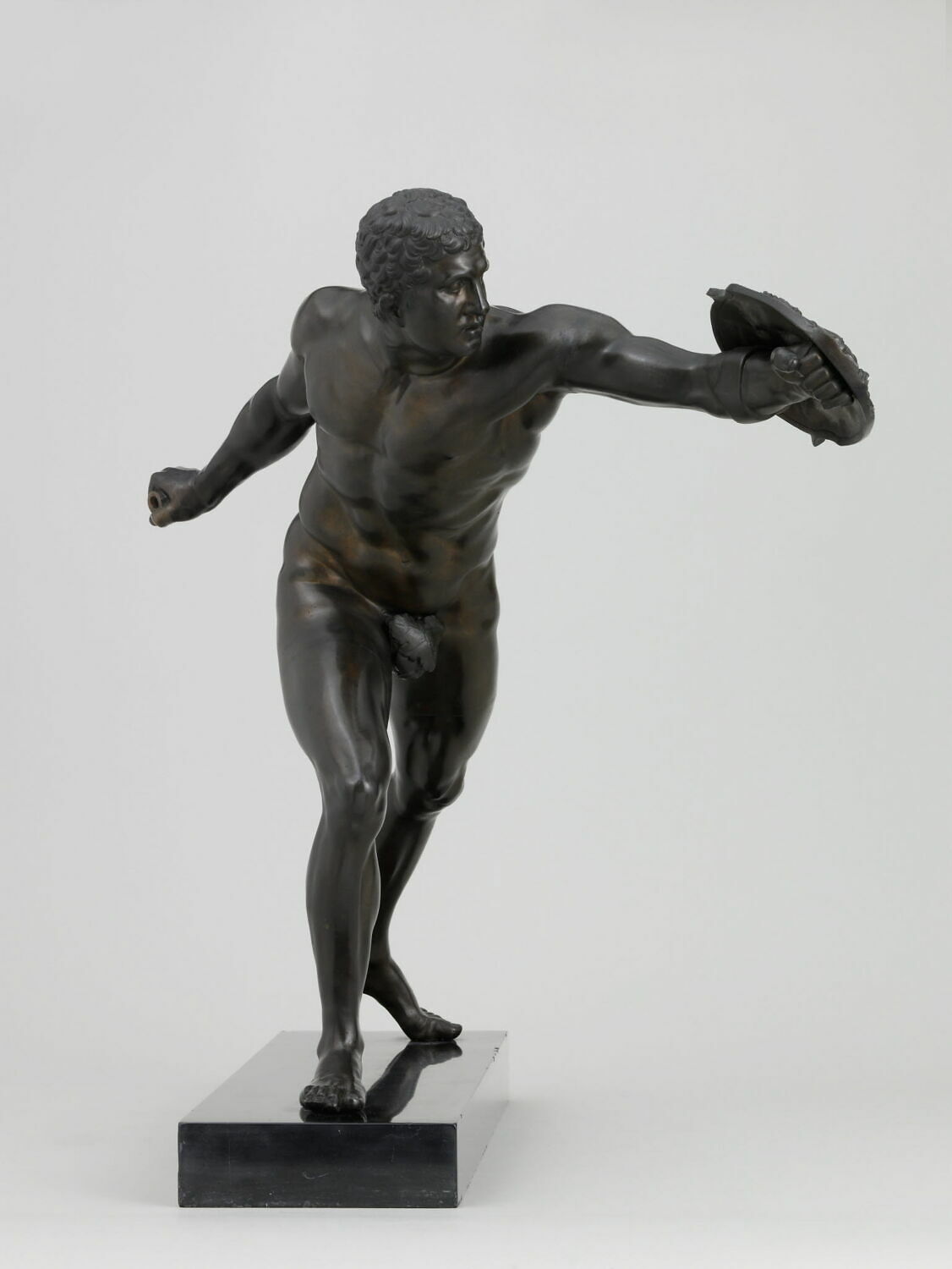 Statuette Gladiateur Borgh Se Louvre Collections