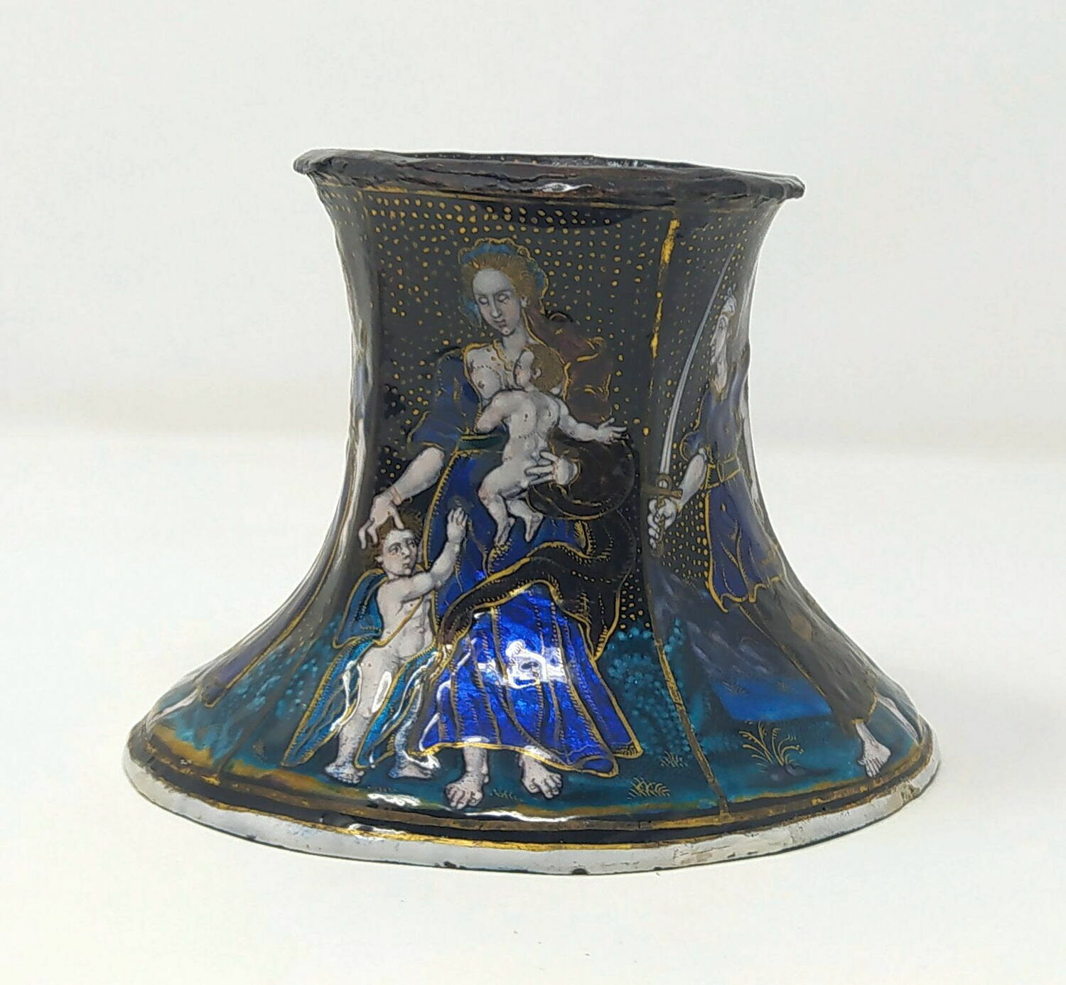 Salière : Louis XIII et Les Vertus