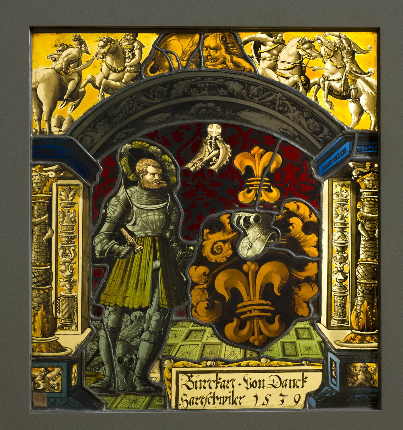 Panneau aux armes de Burckart von Danckhartschwiler