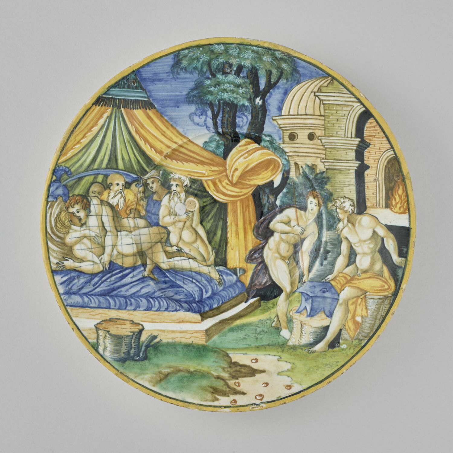Assiette : L'Adultère de Vénus et de Mars