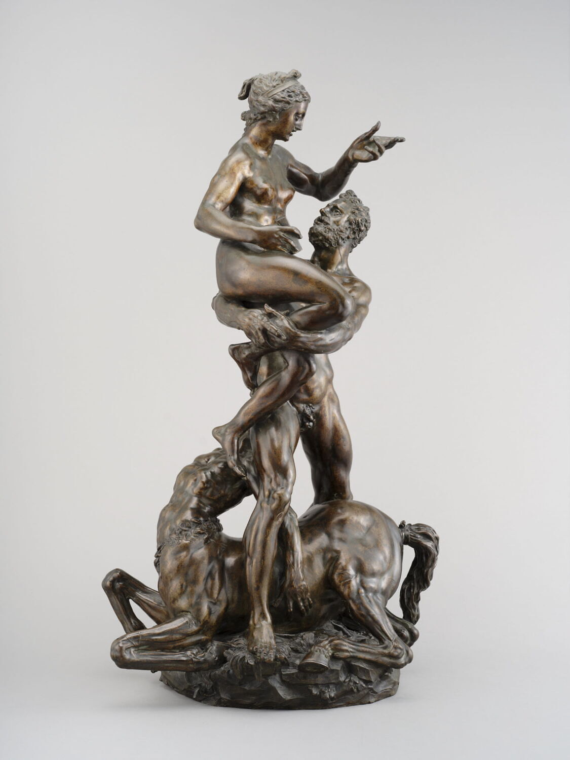 Groupe sculpté : Hercule, Déjanire et Nessus, Vries, Adriaen de, 1603 - 1608