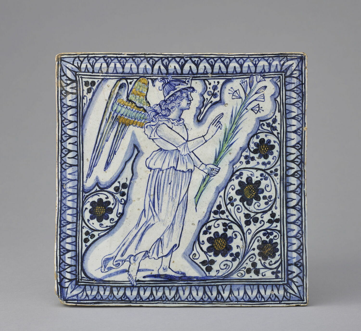 Plaque de revêtement : l'ange Gabriel